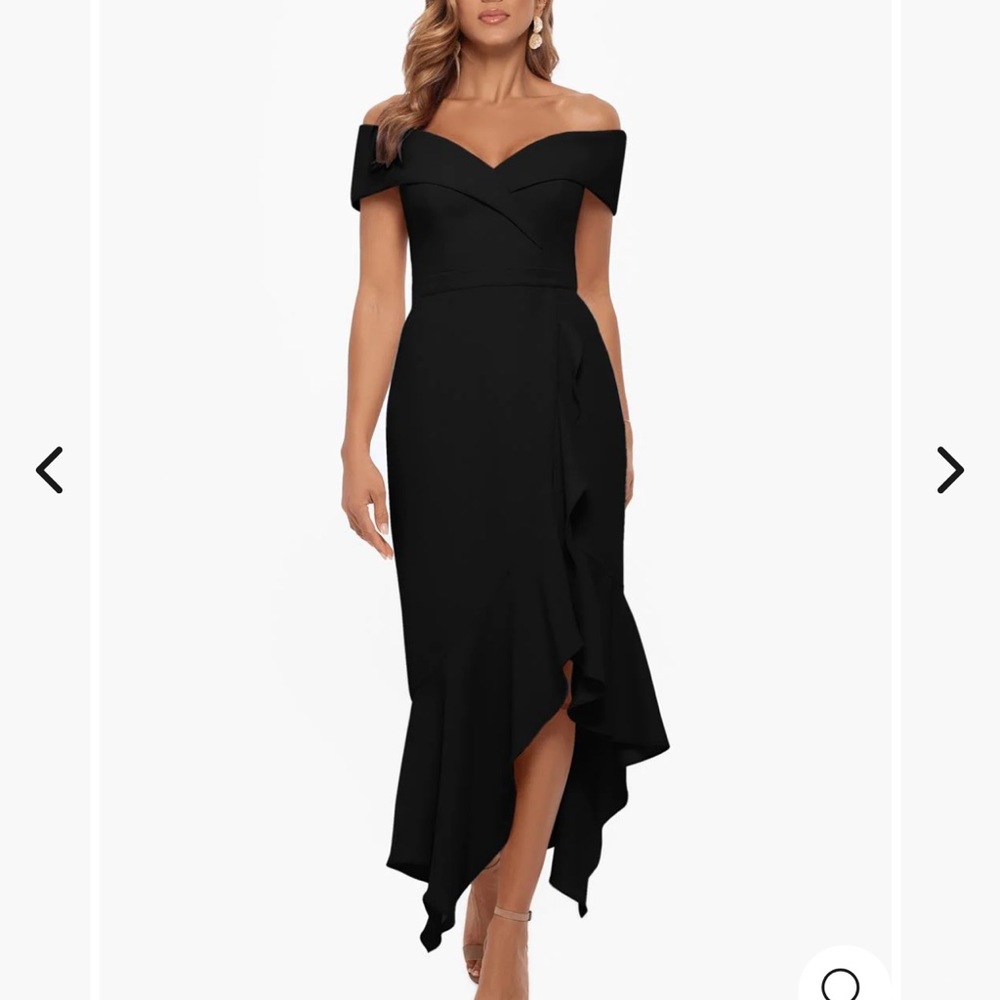 Xscape black dress